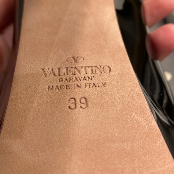 VALENTINO GARAVANI - TAN-GO PLATFORM PUMP IN PATENT LEATHER 155 MM - Picture 6 of 7